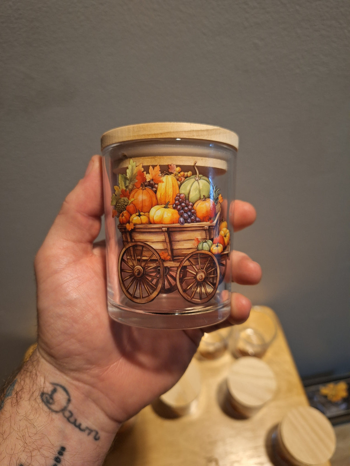 7 Oz limited edition fall candle
