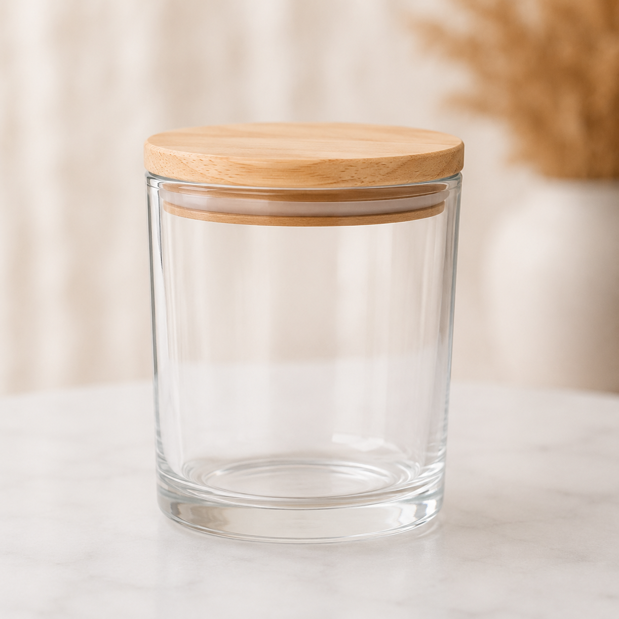 6 Oz Soy Wax Candles (Clear Glass)