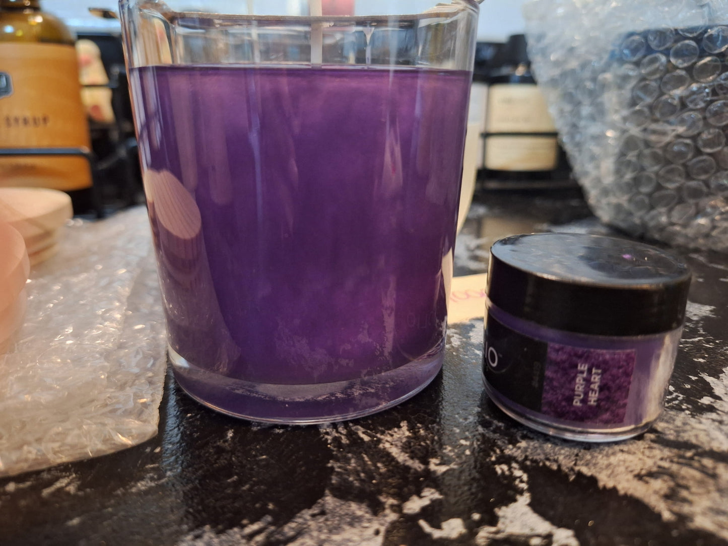 6 Oz Soy Wax Candles (Clear Glass)